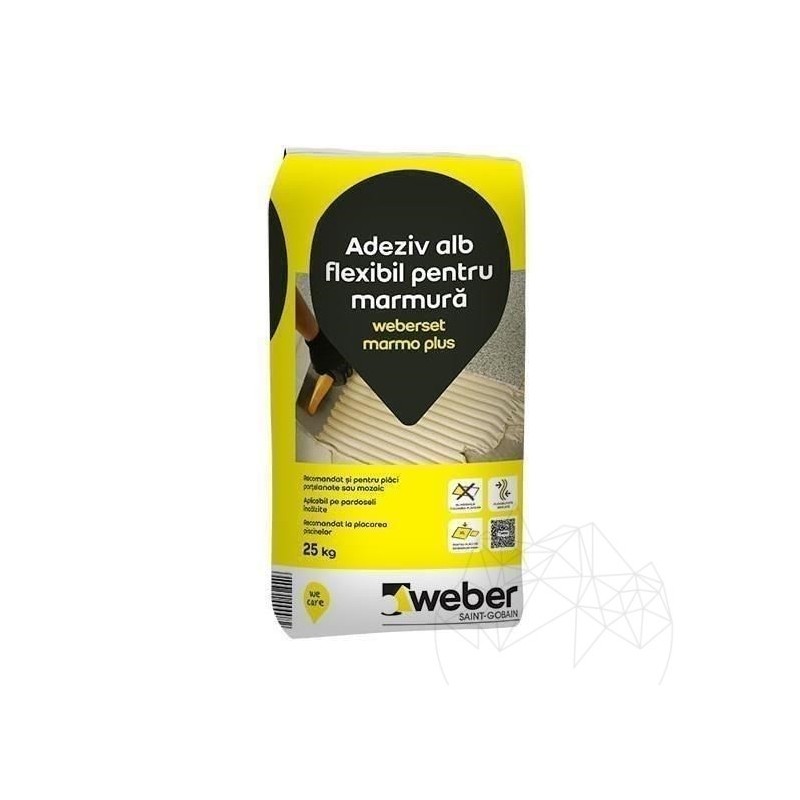 ADEZIV MARMURA SI GRANIT - WEBER MARMO PLUS, 25 KG