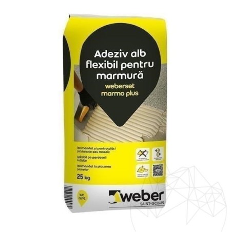 ADEZIV MARMURA SI GRANIT - WEBER MARMO PLUS, 25 KG